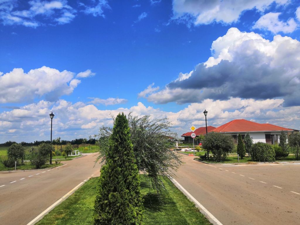 Зеленая центральная алея